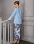 BAJU KURUNG MODEN MINI GEETA (SKY BLUE)